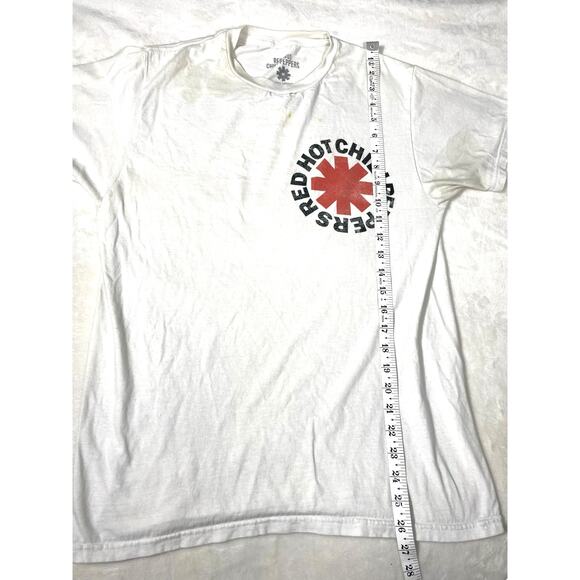Red Hot Chili Peppers Logo Tee White Size M 2021 - Picture 4 of 6